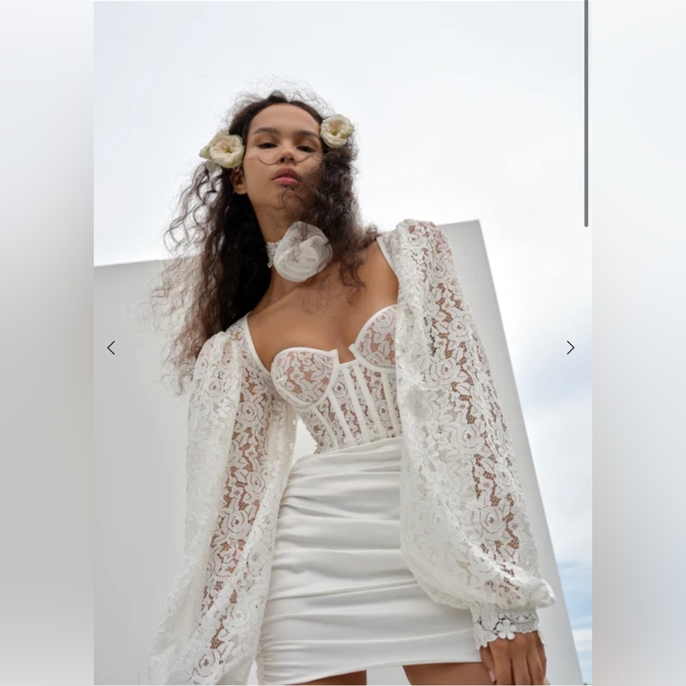 For Love & Lemons Lacey Mini Dress